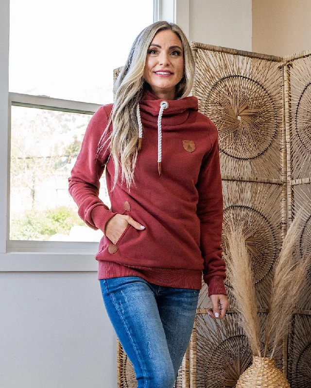 Wanakome Artemis Hoodie - Rustic Red