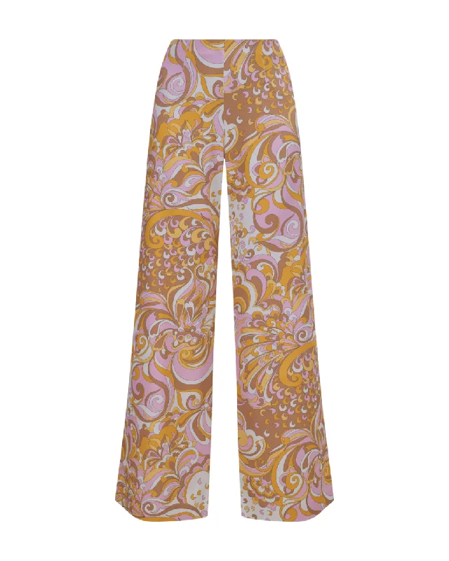 Kimberly Pant - Brown Graphic