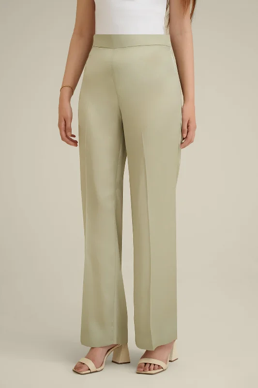 Sage Silk Pants