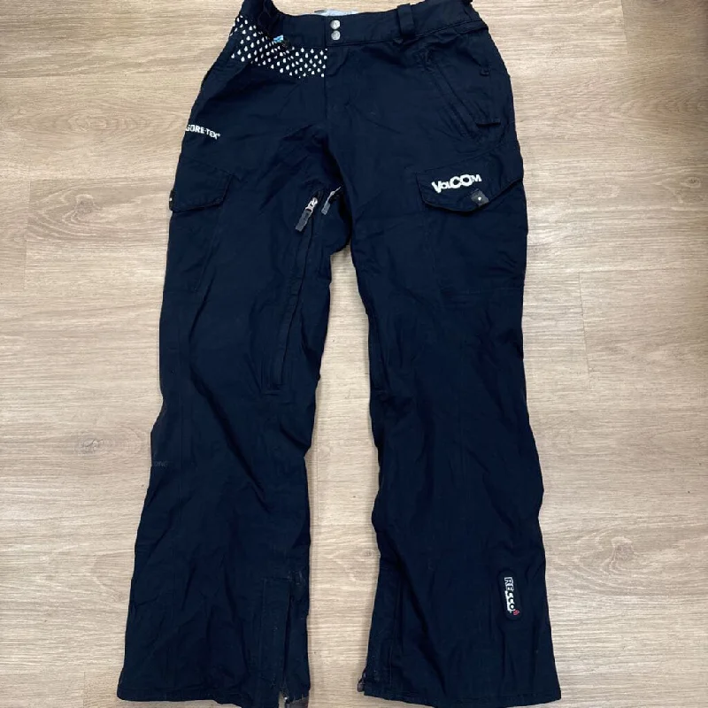 Volcom - Women's Gore-Tex Pro Shell Ski Pants - MSRP $360: Black/White-women-MD