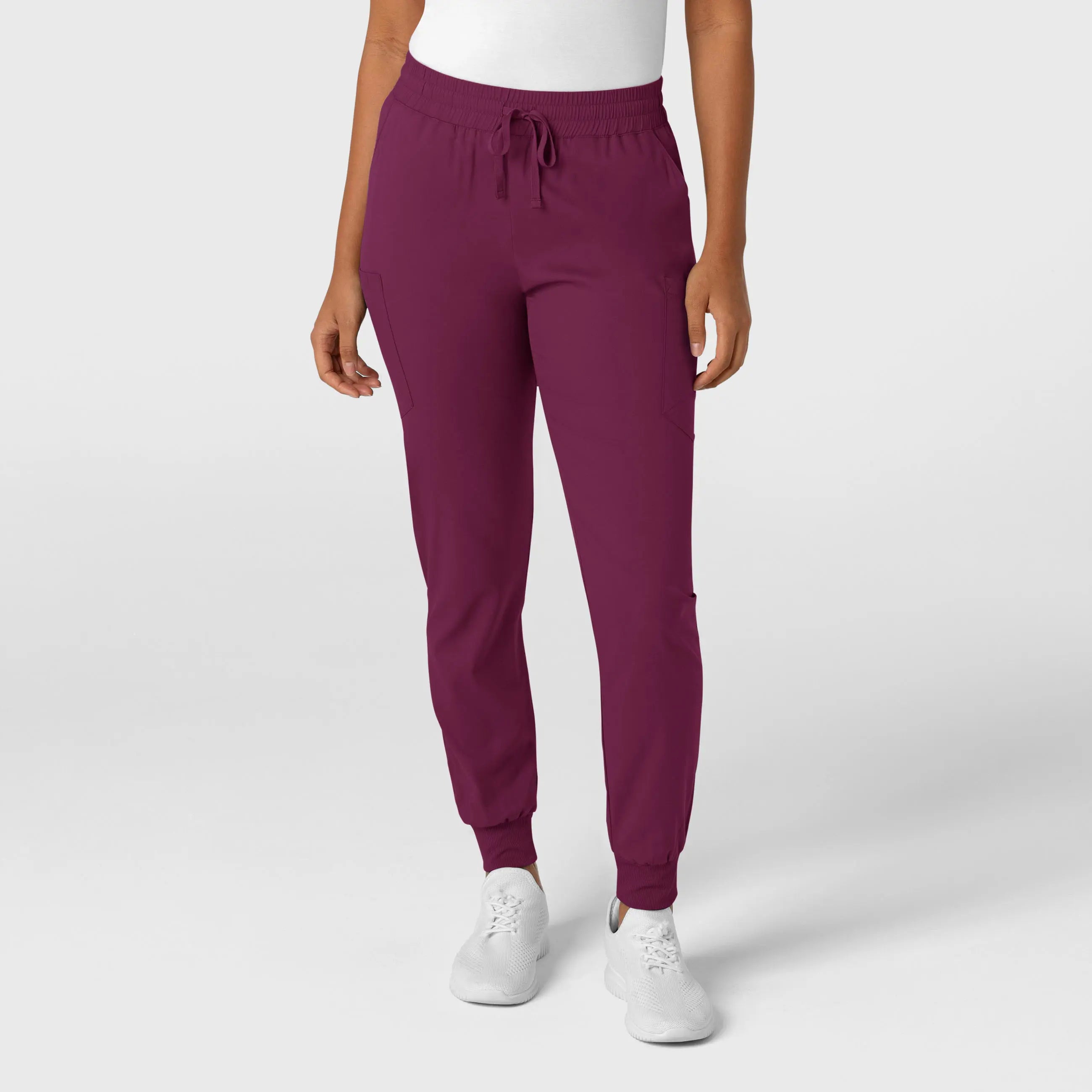 Wink Women's Boundless Jogger Scrub Pant - Wine