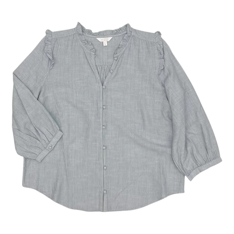 Top Ls By Lc Lauren Conrad In Blue, Size:L