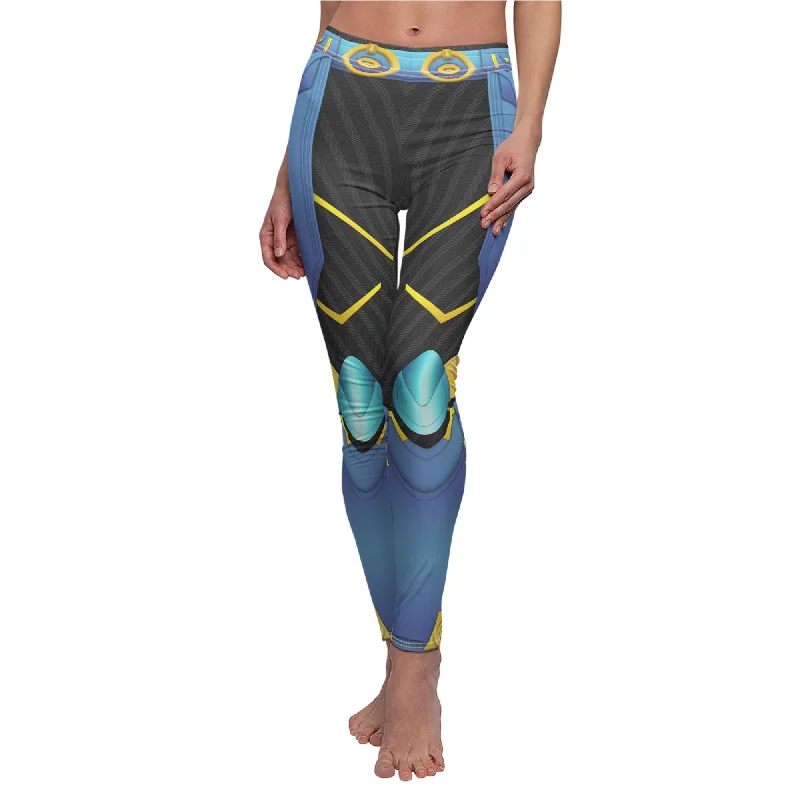 Aneka Midnight Angel Armor Leggings, Black Panther Wakanda Forever Costume